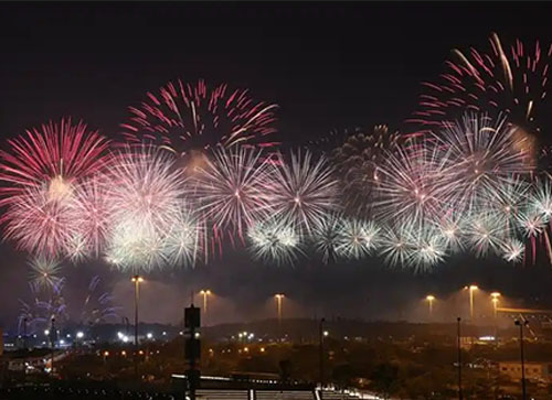 济南焰火晚会